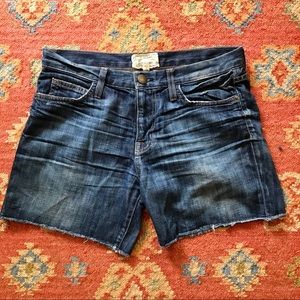 Current Elliott boyfriend shorts, size 24, EUC